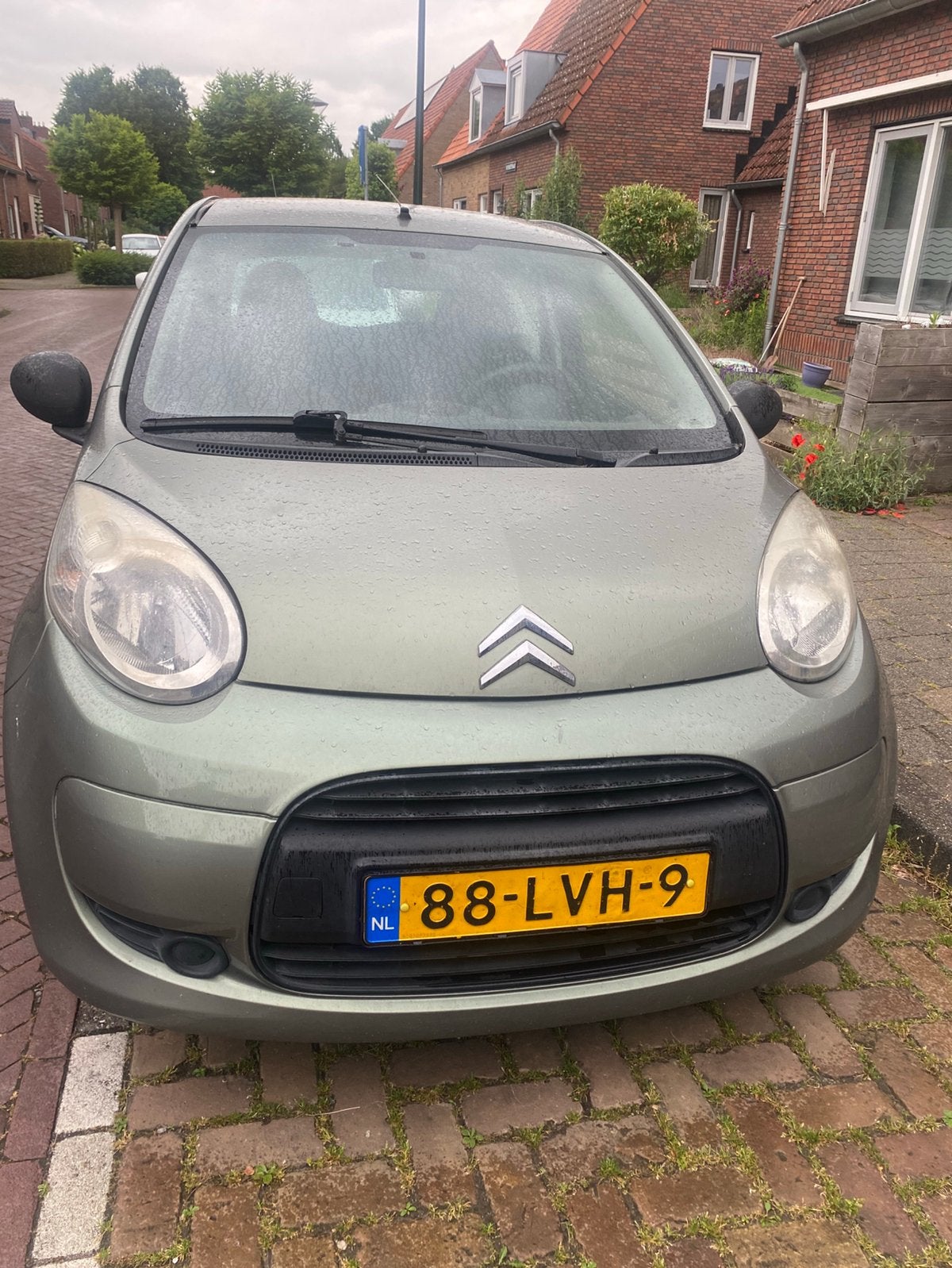 Citroën C1 1.0 3-DRS 2010 Groen, Auto's, Voorwielaandrijving, Stof, C1, 68 pk