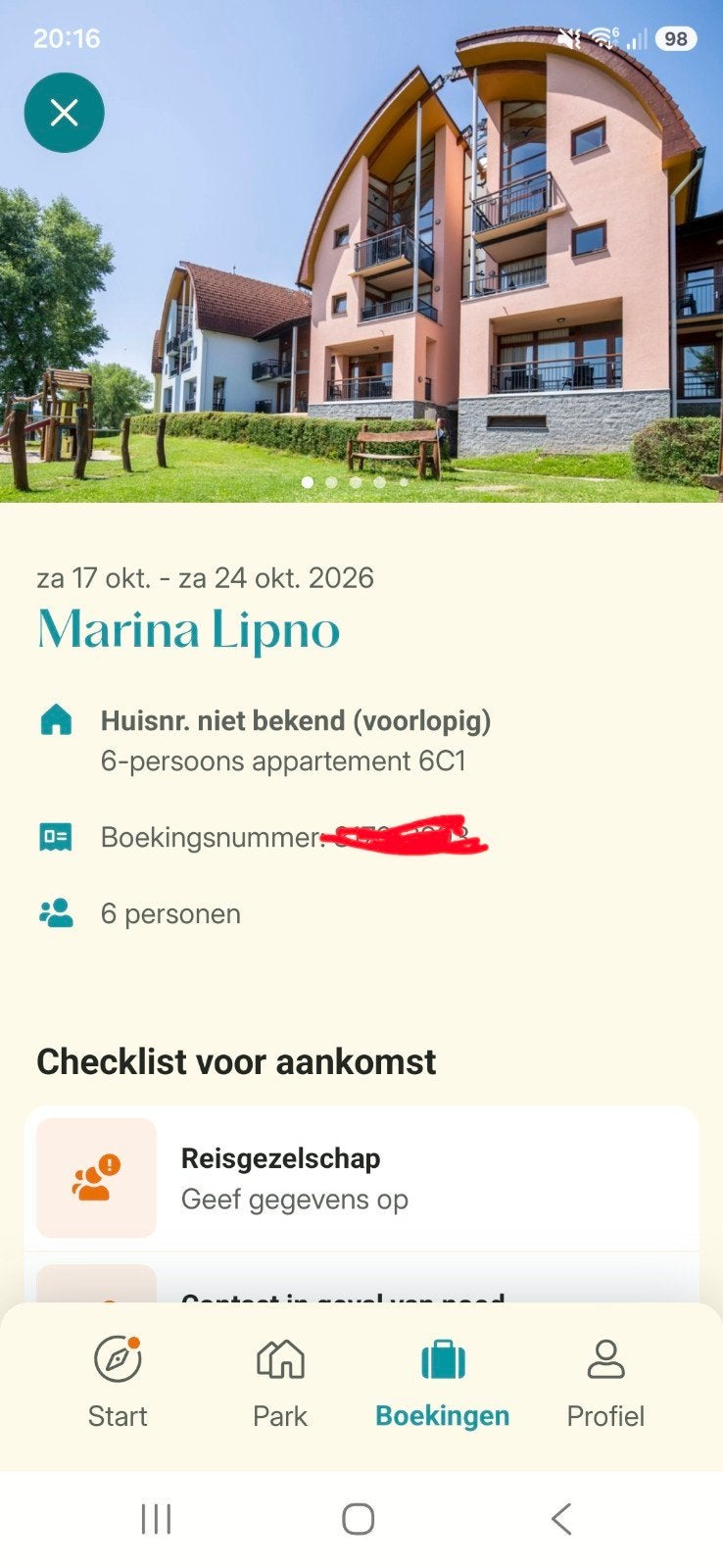 Landal Marina Lipno 6 persoons 17-10 t/m 24-10, Bohemen overig, Recreatiepark, Afwasmachine, Appartement
