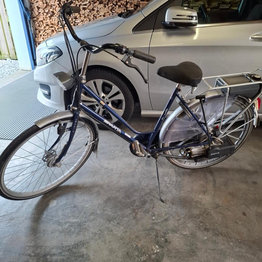 Sachs spartamet snorfiets fiets met hulpmotor.  Saxonette, Ophalen, Gebruikt, Sparta
