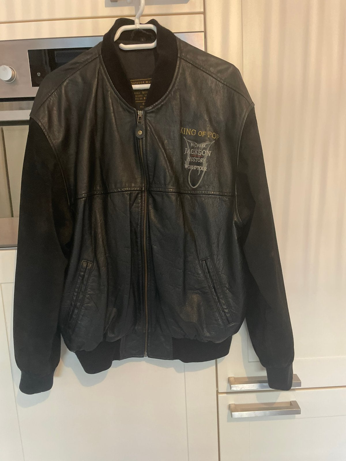 Michael Jackson History Tour Jacket, Ophalen of Verzenden, Zo goed als nieuw, Zwart