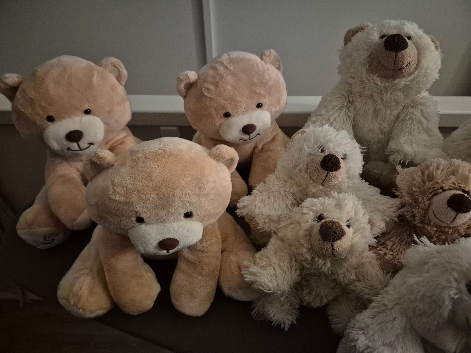 KIKA - Beren 3 stuks ( de 3 linker beren van de foto' s), Verzenden, Zo goed als nieuw, Stoffen beer, Overige merken