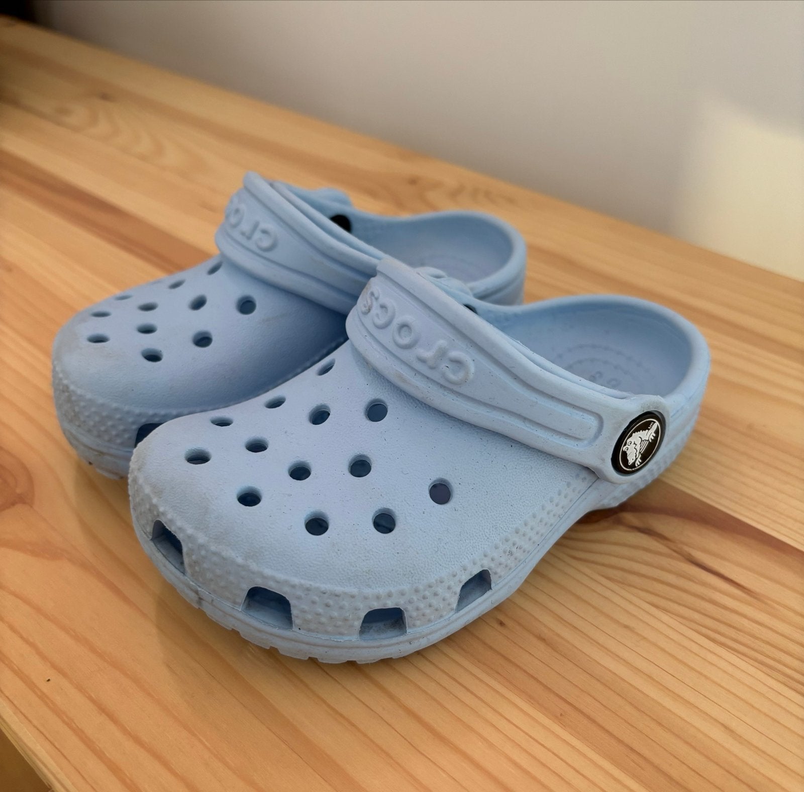 Blauwe Crocs Baby Maat 7, Ophalen of Verzenden, Gebruikt, Jongen of Meisje, Schoenen