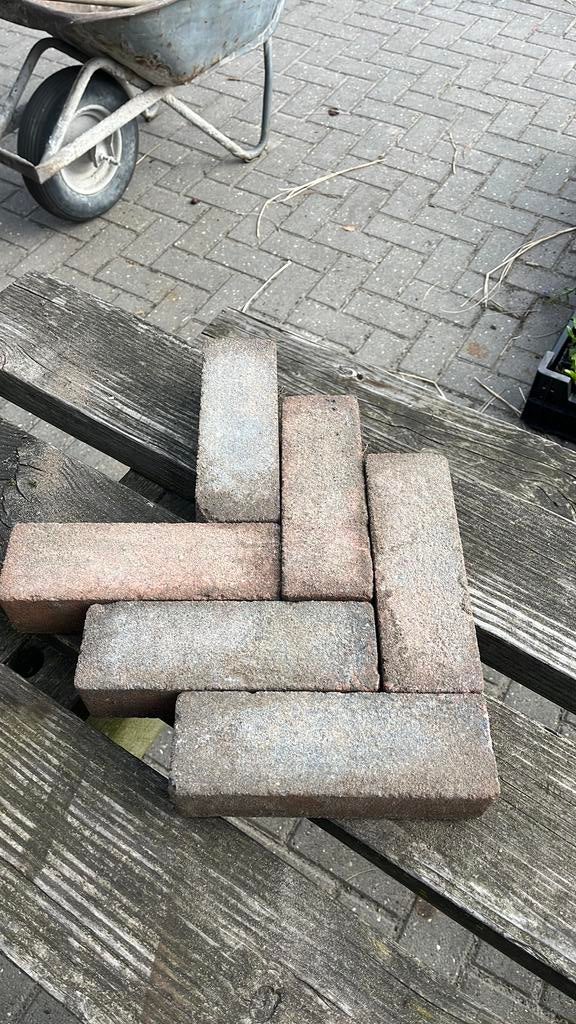 180/200m2 beton klinkers, Tuin en Terras, Tegels en Klinkers, Ophalen, Gebruikt, Klinkers, 10 m² of meer