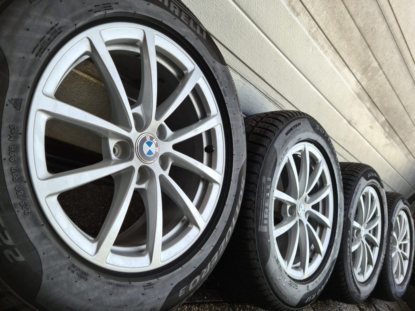 17 inch BMW X3 G01 X4 G02 nieuwe model velgen winterbanden, Gebruikt, -, -, Banden en Velgen