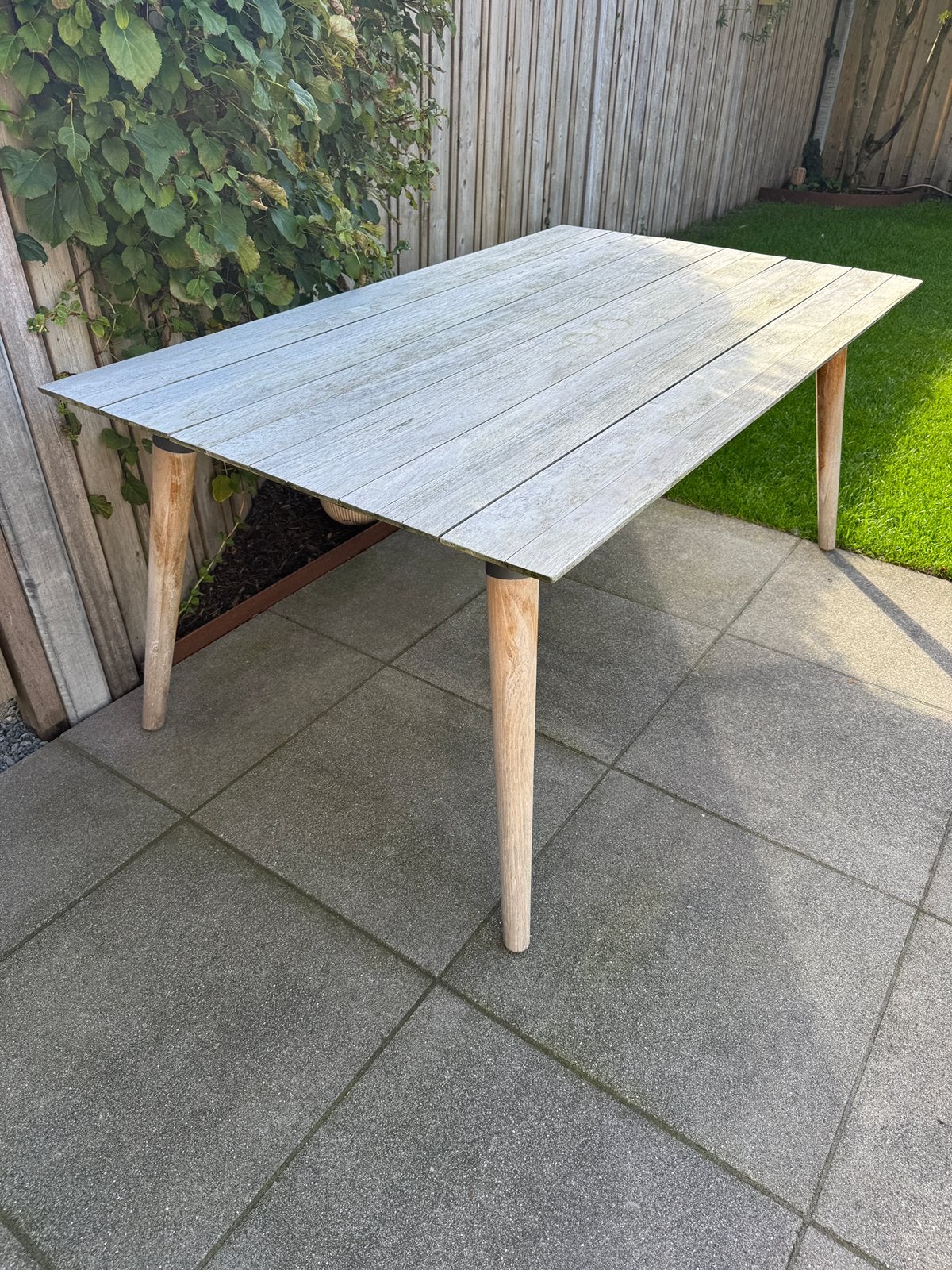 Hartman Sophie teak tafel, Ophalen, Gebruikt, Rechthoekig, Teakhout