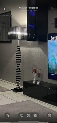 Vloerlamp, Ophalen, Zo goed als nieuw, Glas, 150 tot 200 cm
