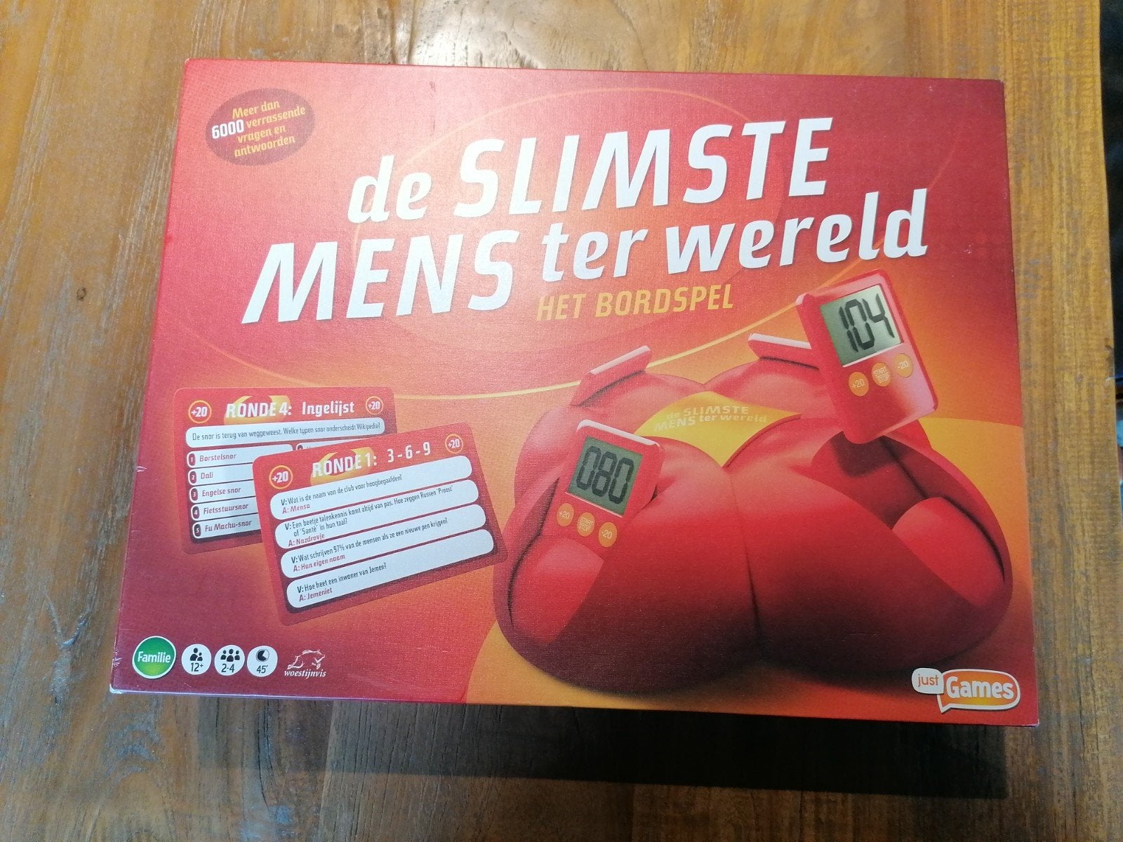De Slimste Mens ter Wereld - Het Bordspel (Nieuw), Hobby en Vrije tijd, Gezelschapsspellen | Bordspellen, Een of twee spelers