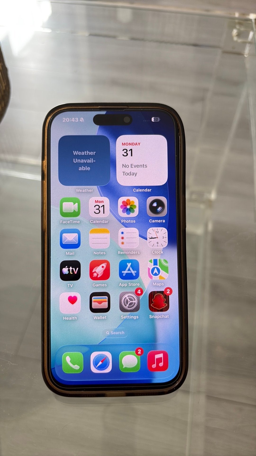 Iphone 15 pro met probleem wifi en bluetooth, Ophalen, 128 GB, Zwart, Zo goed als nieuw