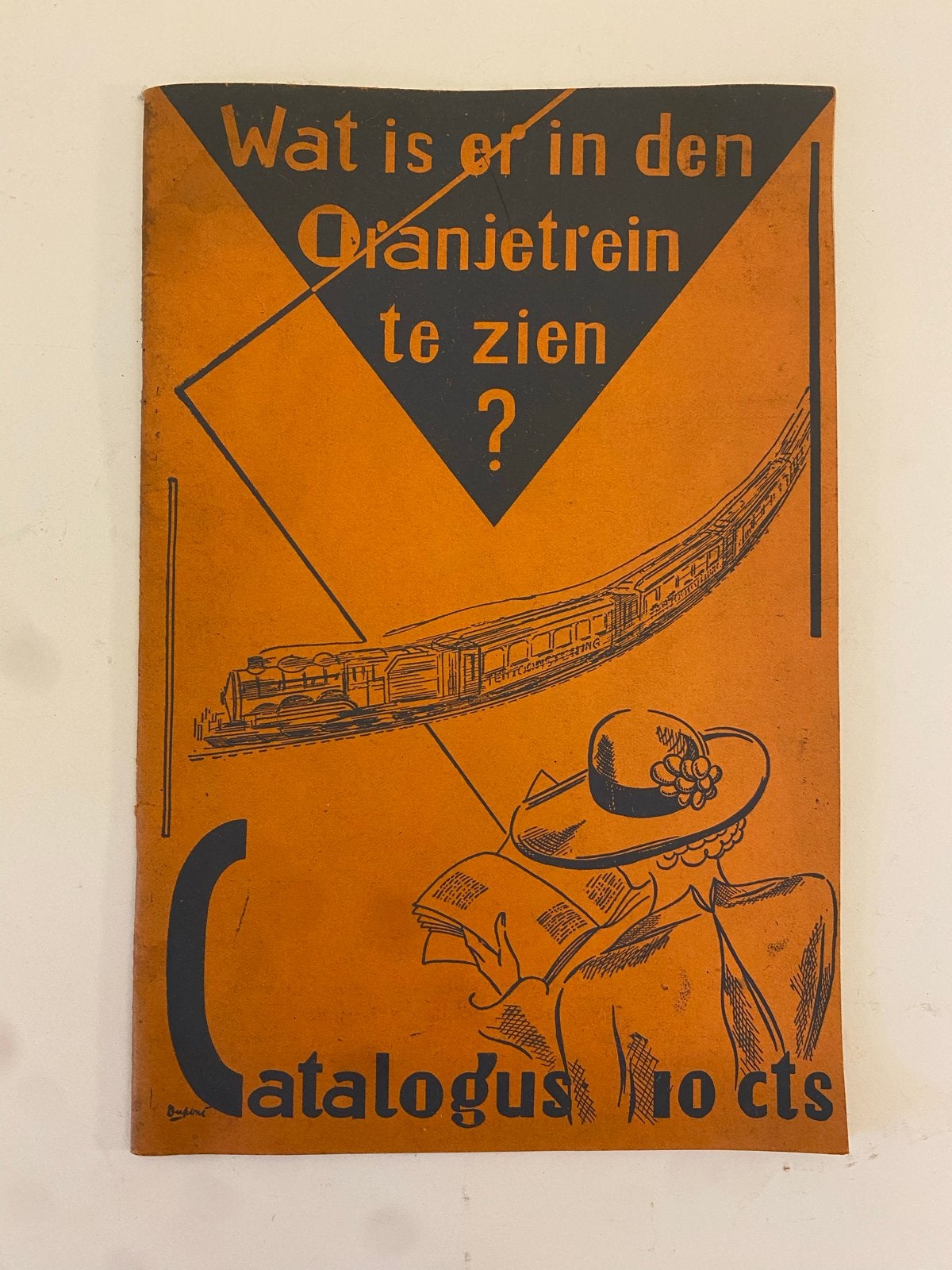 Zeldzame Catalogus 'Wat is er in den Oranjetrein te zien?', Boeken, Ophalen of Verzenden, Gelezen, Catalogus