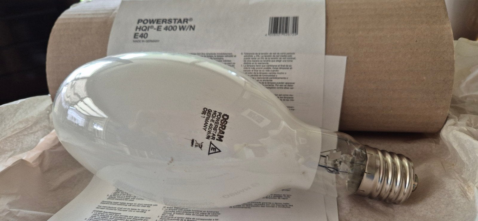 OSRAM POWERSTAR HQI-E 400 W/N E40 Gasontladingslamp, Ophalen