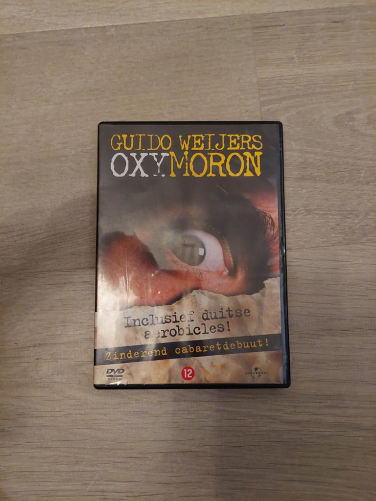 Dvd Guido Weijers OxyMoron, Vanaf 12 jaar, Ophalen of Verzenden, Gebruikt, Stand-up of Theatershow