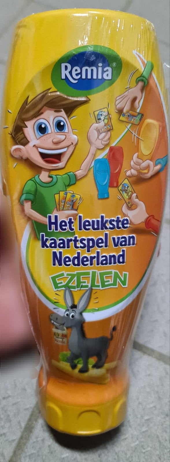 Remia Ezels Kaartspel - Het leukste kaartspel van NL! Nieuw, Drie of vier spelers, Ophalen of Verzenden, Nieuw