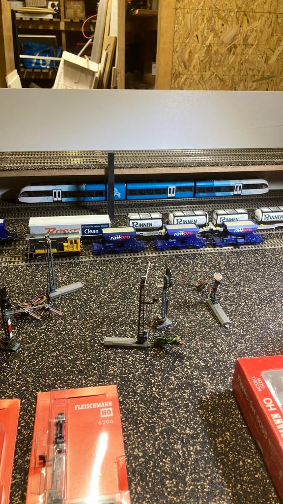 profi rails complete zeer grote treinbaan digitaal,esu ecos, Hobby en Vrije tijd, Ophalen, Treinset, Gelijkstroom, Fleischmann