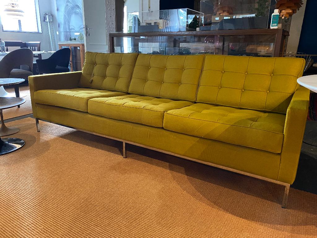 Florence Knoll zitbank, Huis en Inrichting, Banken | Bankstellen, Ophalen, Nieuw, Stof, 200 tot 250 cm