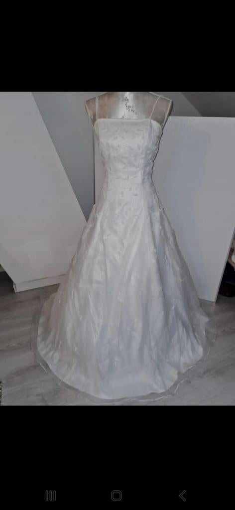 Trouwjurk maat s/ xs, Kleding | Dames, Trouwkleding en Trouwaccessoires, Ophalen of Verzenden, Zo goed als nieuw, Wit, Trouwjurk
