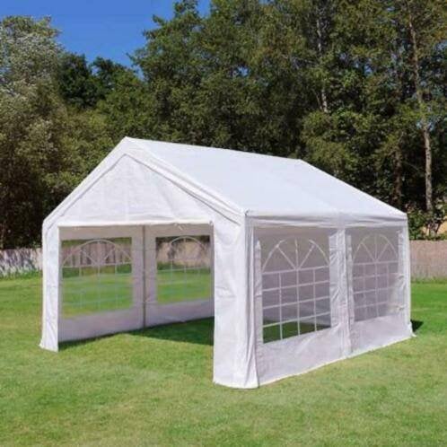 Te huur partytent 3x3 inclusief zijwanden, Ophalen of Verzenden, Zo goed als nieuw, Overige