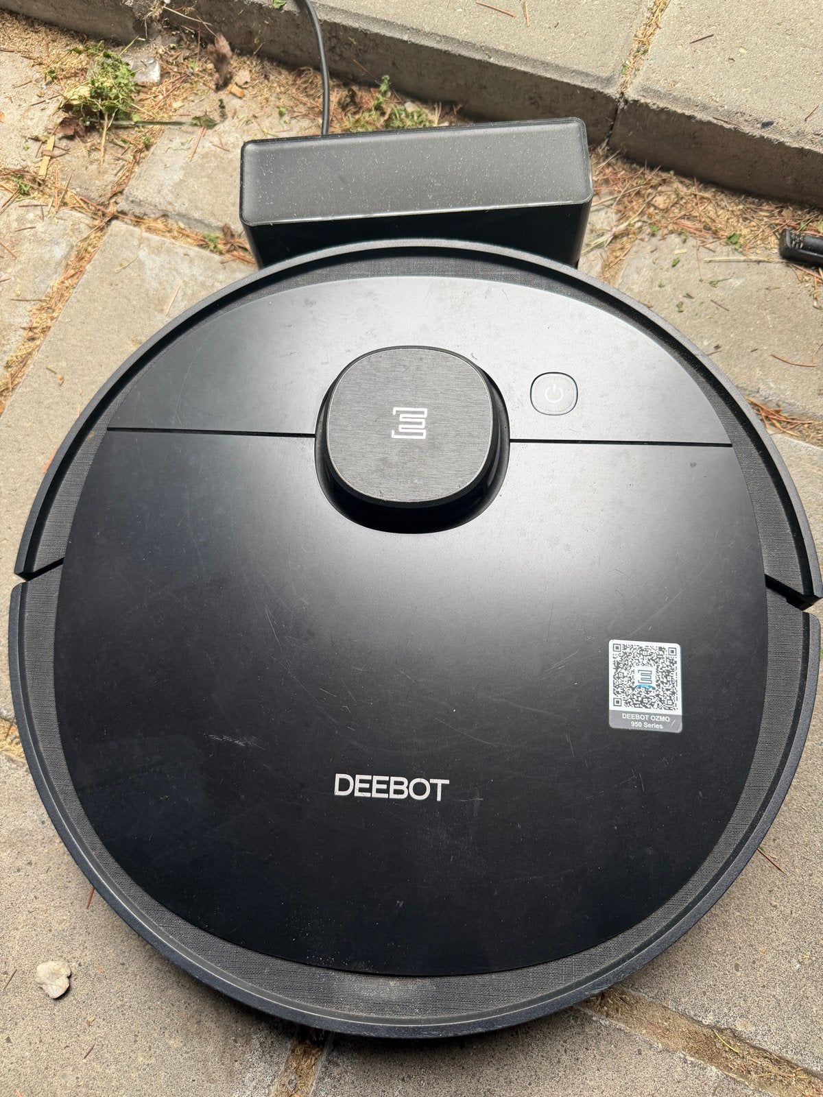 Ecovacs Deebot DX9G Robotstofzuiger - Zwart, Witgoed en Apparatuur, Gebruikt, Ophalen of Verzenden, Ecovacs, Robotstofzuiger