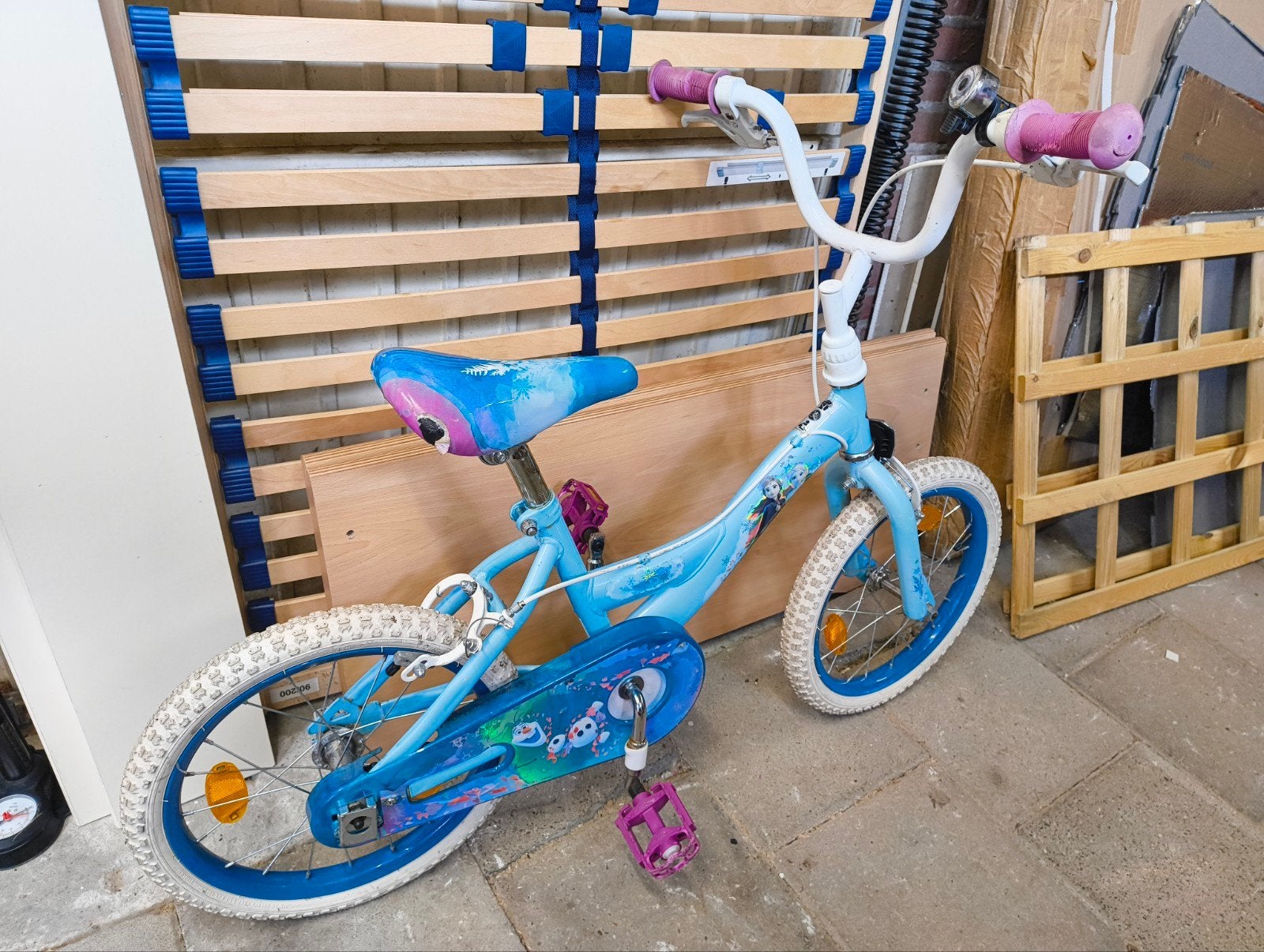 Huffy Disney Frozen 2 Meisjesfiets 16 inch (5-7 jaar), Ophalen, Terugtraprem, Huffy, 16 tot 20 inch