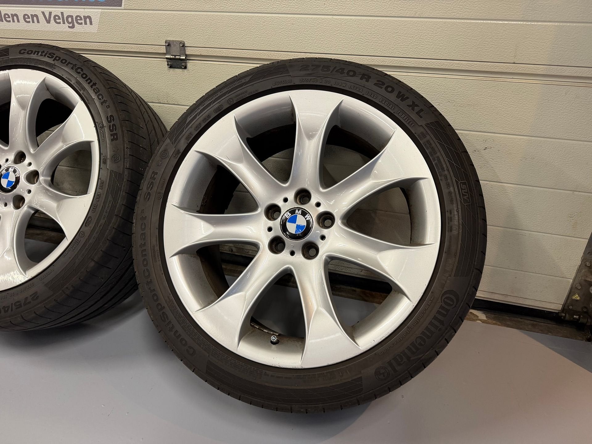 20inch Originele BMW Style 168 Breedset Velgen! X5 X6 T5 T6, Gebruikt, -, -, Banden en Velgen