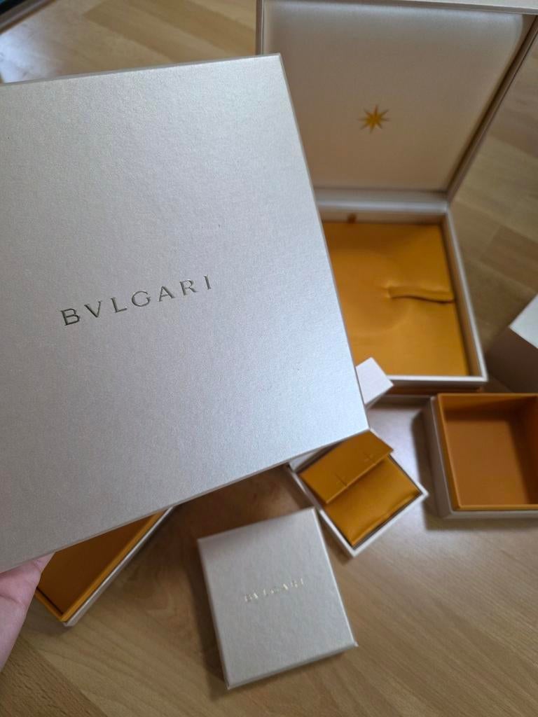 BVLGARI luxe lege doosjes voor sieraden, Ophalen of Verzenden, Zo goed als nieuw