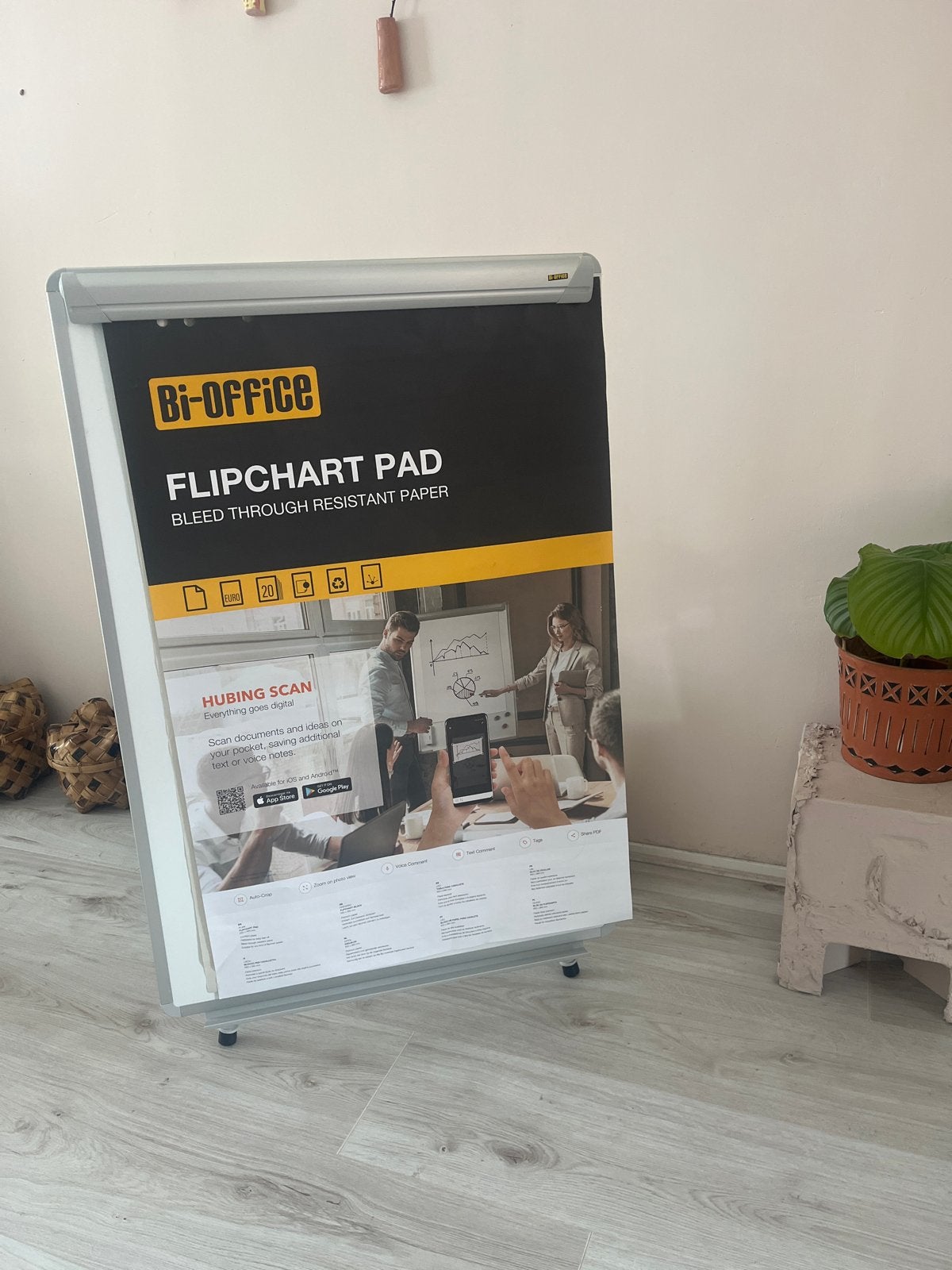 Flipchart pad white board TE HUUR, Ophalen of Verzenden, Whiteboard