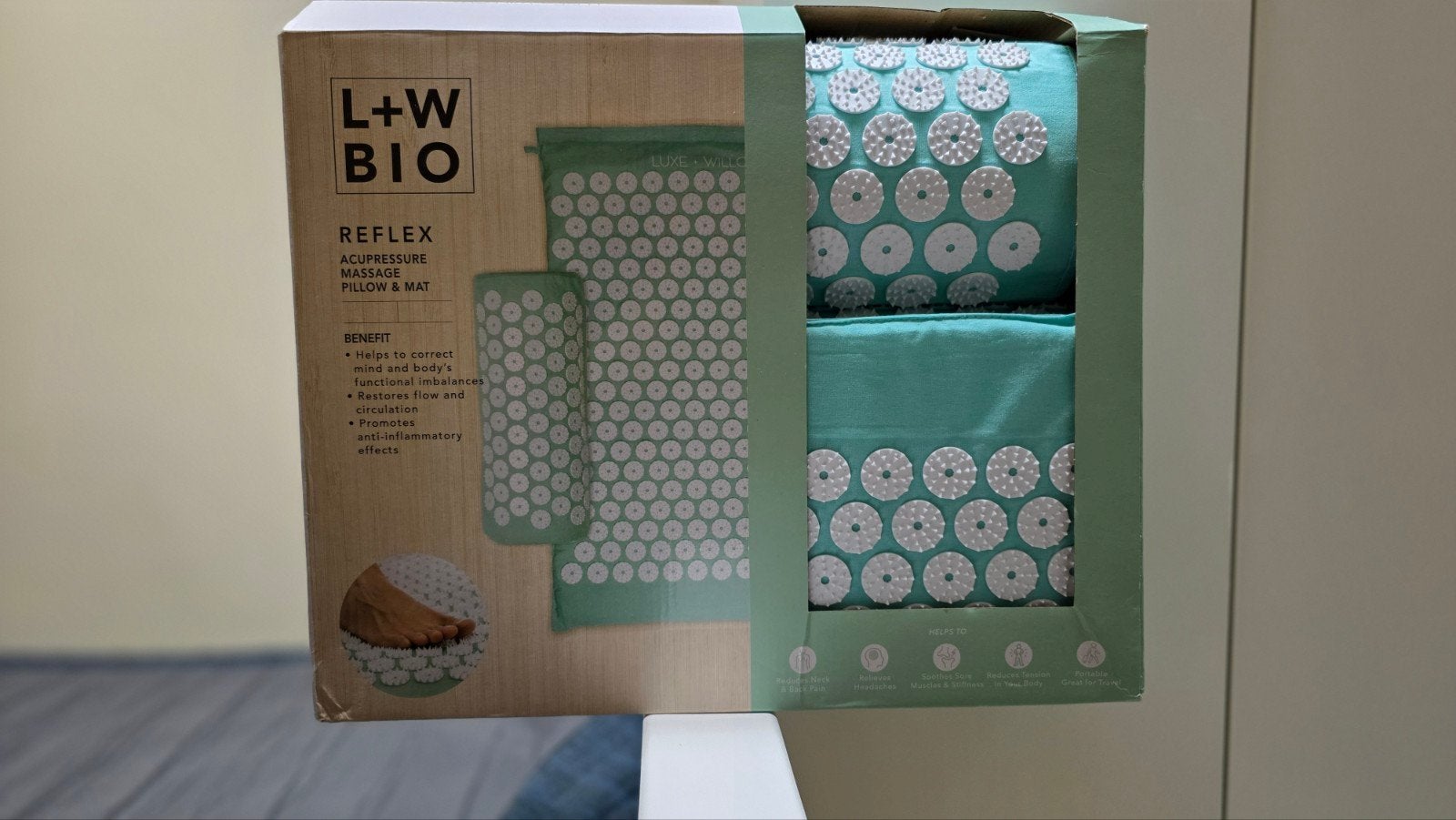 Luxe + Willow Acupressuur Mat en Kussen Set, Ophalen of Verzenden, Zo goed als nieuw, Overige typen