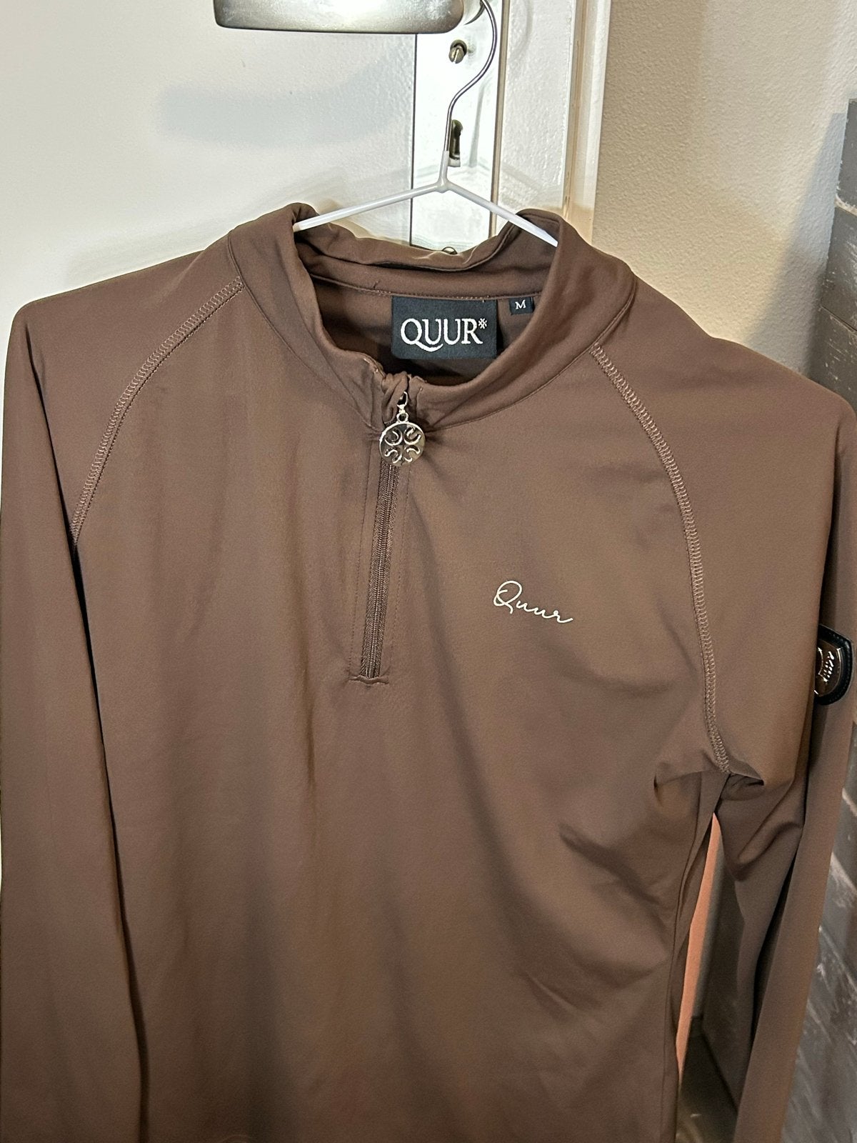 QUUR Bruin Rijshirt, Ophalen of Verzenden, Zo goed als nieuw, Quur, Bruin