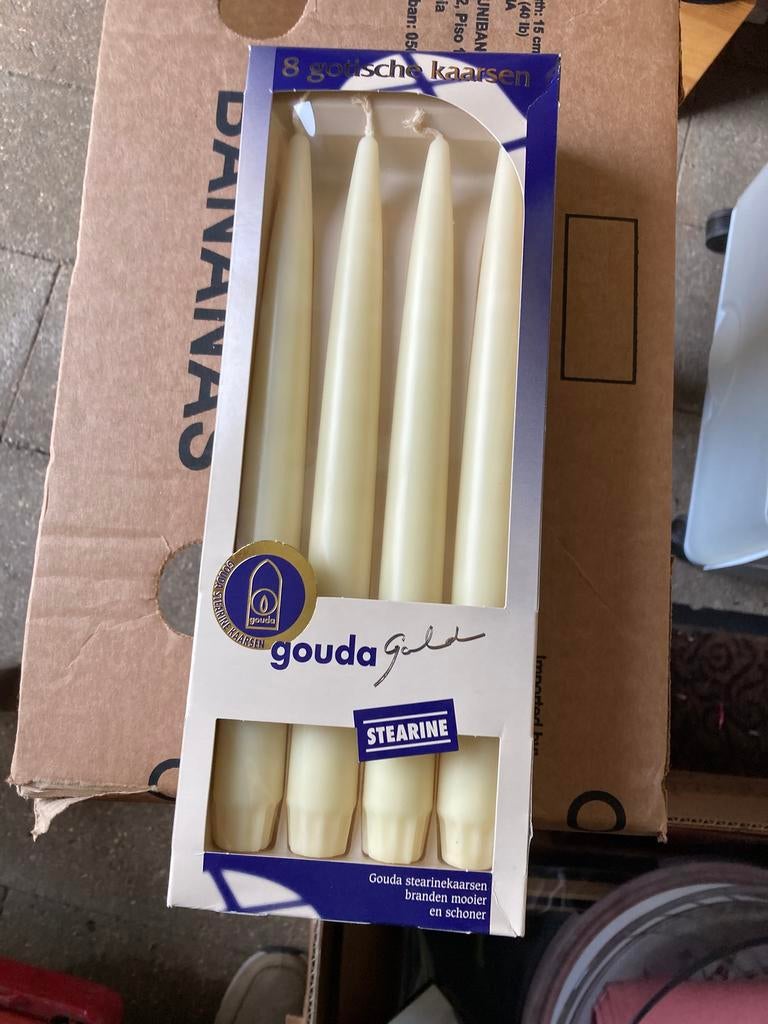 Goudse kaarsen, Ophalen of Verzenden, Zo goed als nieuw, Overige materialen, Minder dan 25 cm