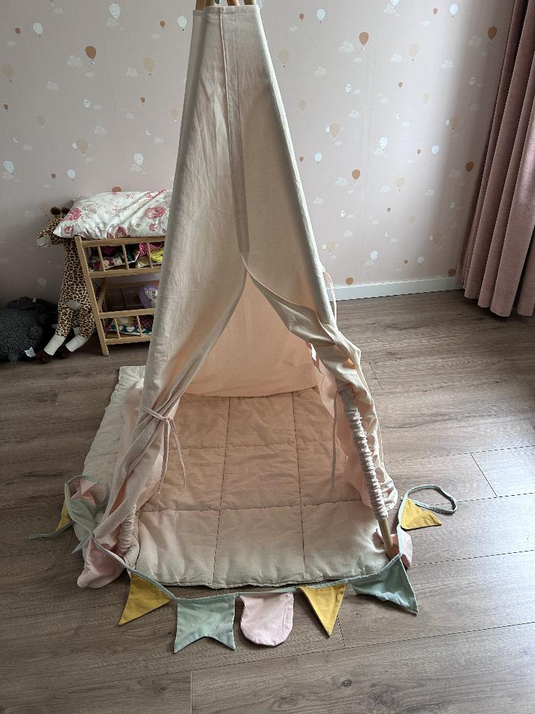 Little Dutch tipi tent roze, Ophalen, Gebruikt