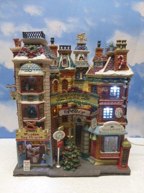 lemax facade Christmas Lane kerstdorp kersthuisje winkels, Diversen, Ophalen of Verzenden