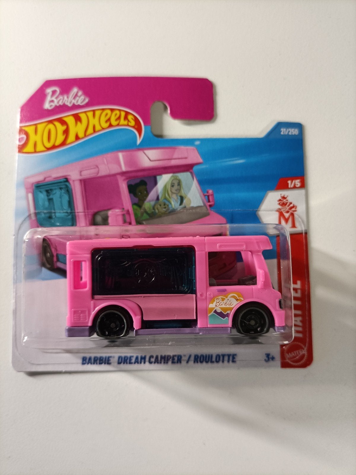 Hot Wheels Barbie Dream Camper Roze Speelgoedauto, Ophalen of Verzenden, Nieuw, Overige typen