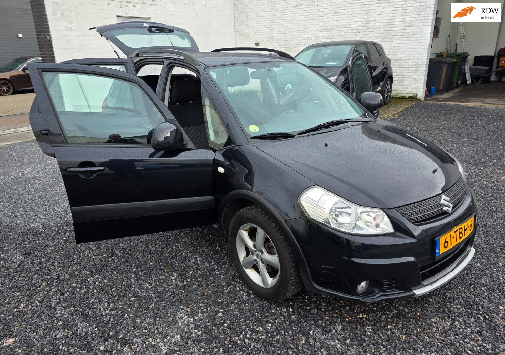 Suzuki SX4 1.6 Comfort 4x4 hoge instap, Gebruikt, Zwart, 4 cilinders, Handgeschakeld