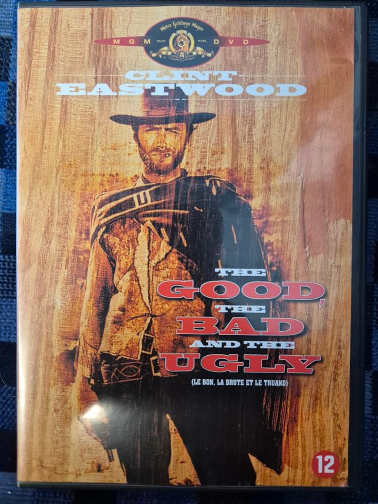 The Good, the Bad and the Ugly - Clint Eastwood DVD, Vanaf 12 jaar, Ophalen of Verzenden, Zo goed als nieuw, Overige genres
