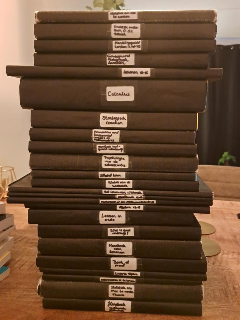 (Studie-) boeken wiskunde, Boeken, Ophalen of Verzenden, Beta, Zo goed als nieuw, HBO