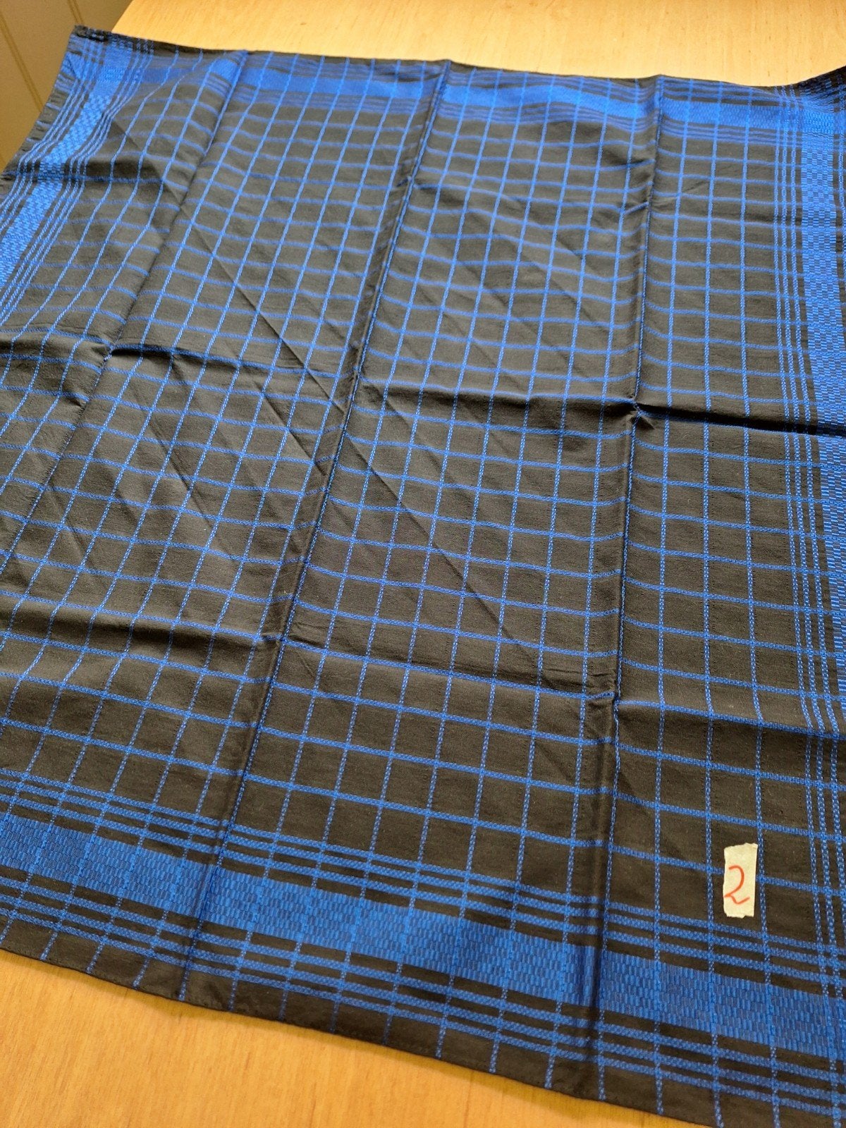 blauwe omslagdoek Staphorst, 10 euro per stuk, 2 voor 15, Ophalen of Verzenden