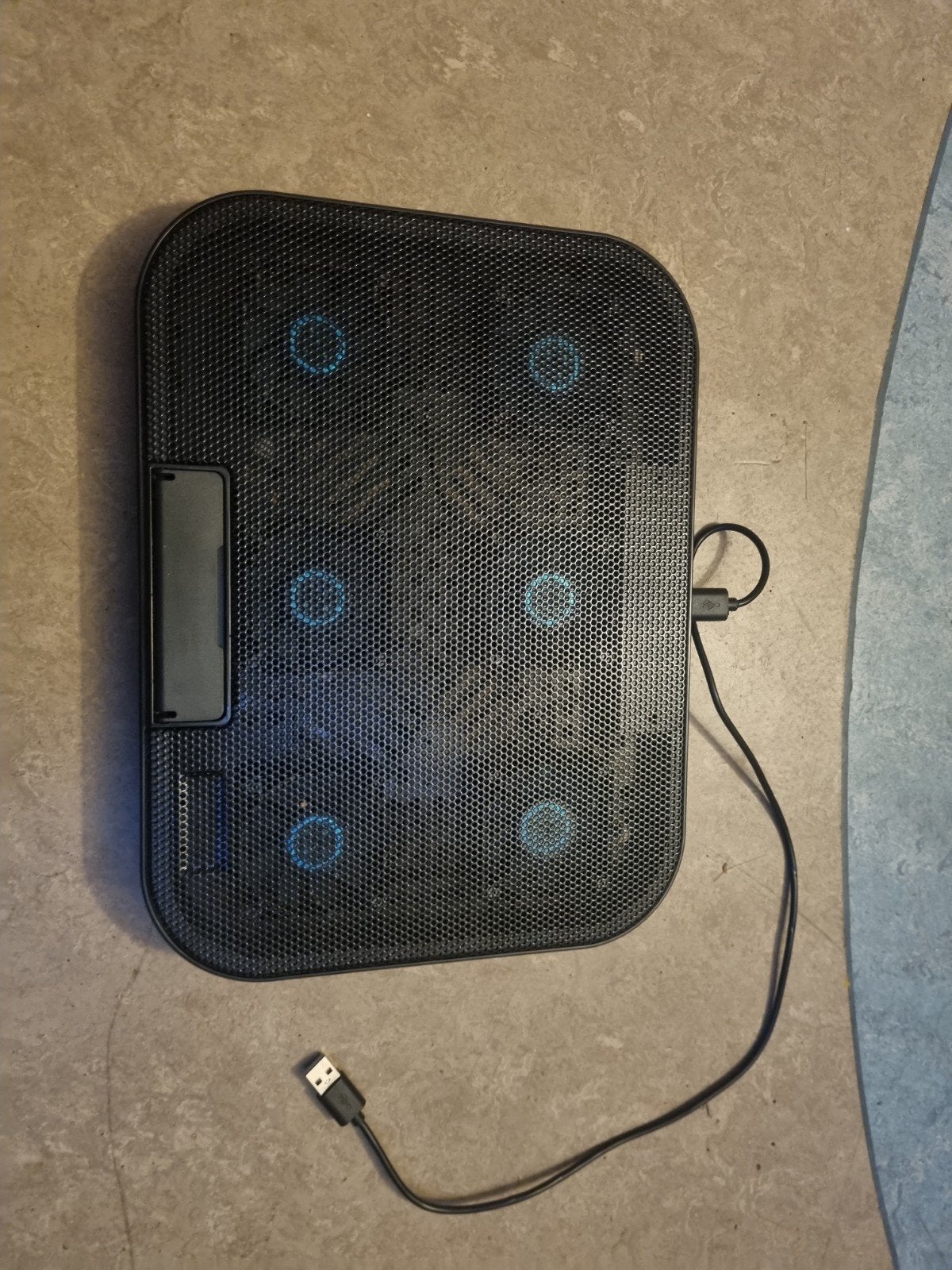 Laptop Koeler met 6 Fans - Zwart, Computers en Software, Ophalen of Verzenden, Gebruikt, Luchtkoeling