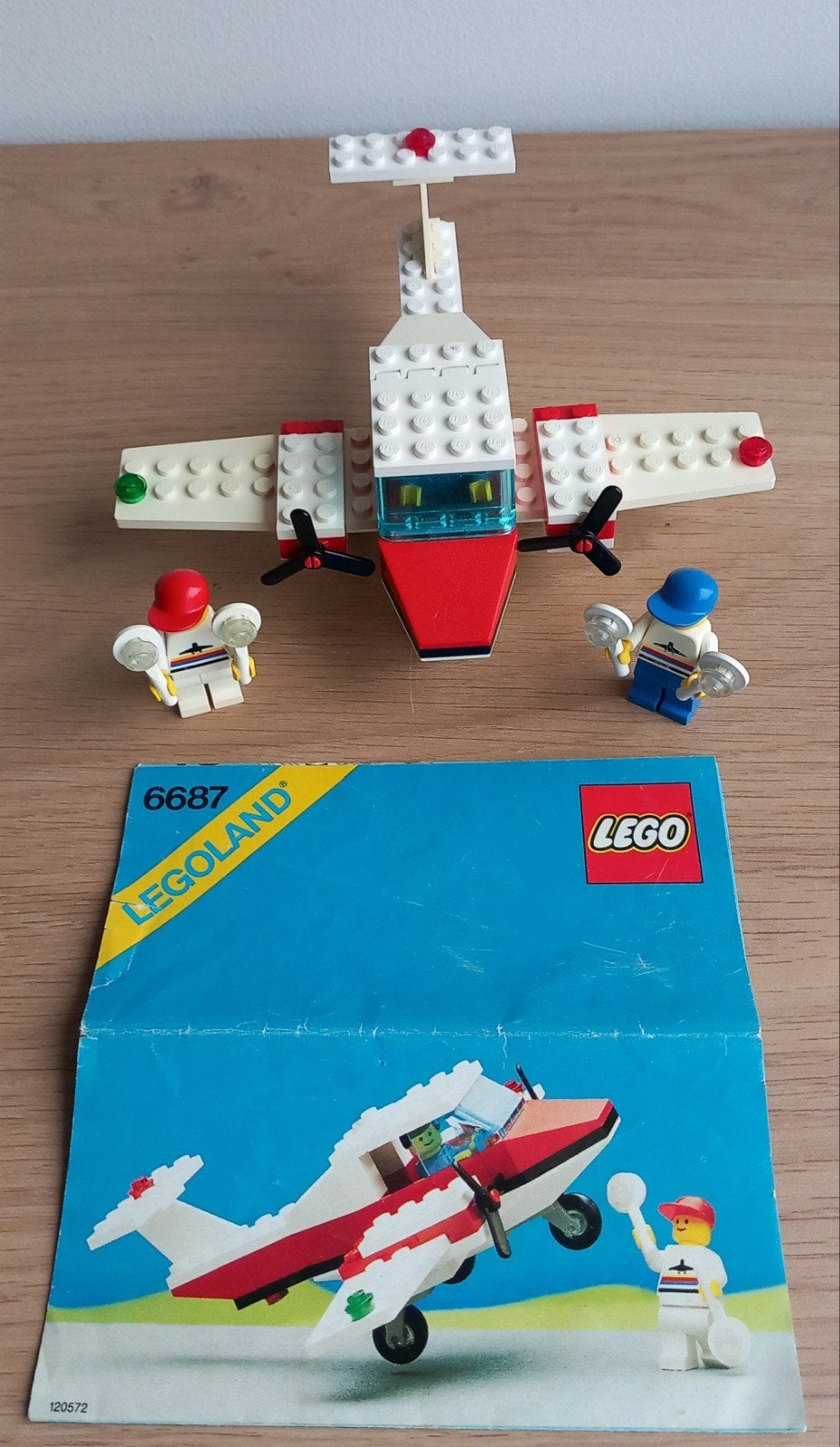 Lego 6687 Turbo prop l met extra minifiguur en instructies, Gebruikt, Lego, Inclusief instructies, Ophalen of Verzenden