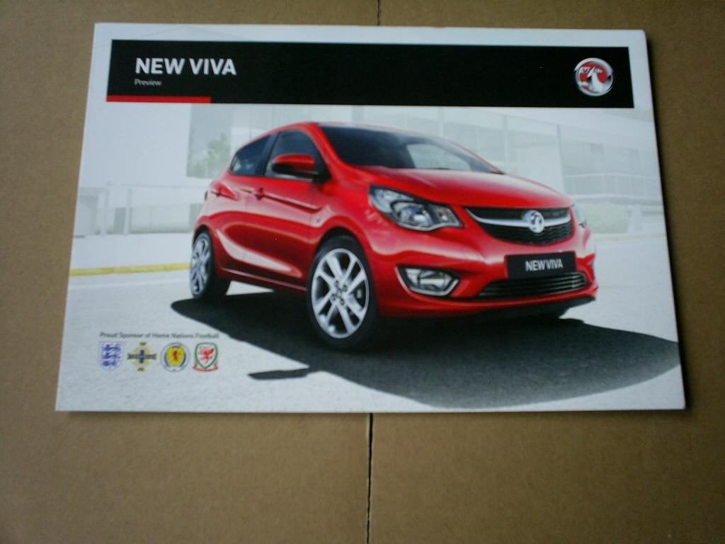 Vauxhall New Viva [ 2 / 2015 ] 6 pag. Engels, Verzenden, Zo goed als nieuw, Overige merken