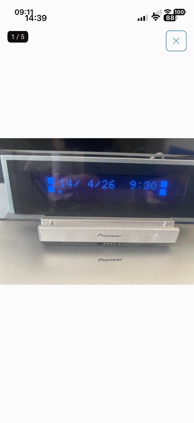 Pioneer audioset, Gebruikt, Cd-speler, Ophalen of Verzenden, Pioneer