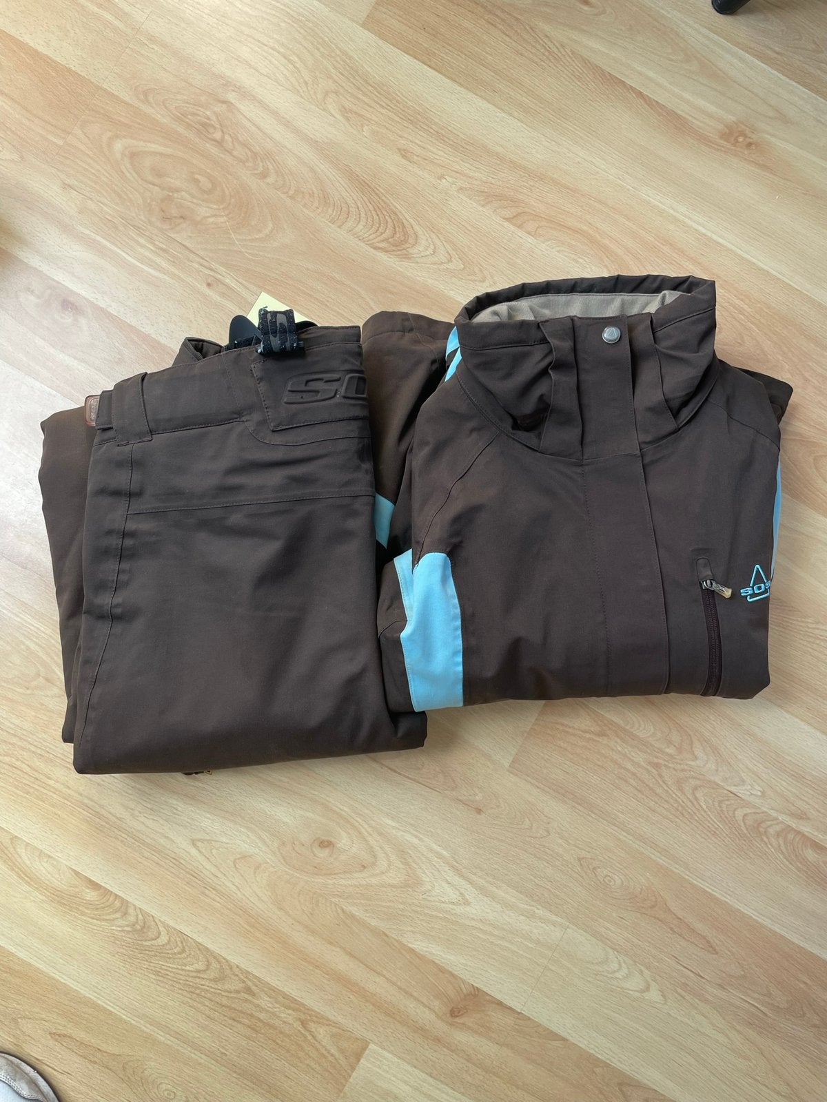 Sportswear of Sweden bruin met blauw skipak, Kleding | Dames, Ophalen of Verzenden, Gedragen, Maat 42/44 (L), Pak