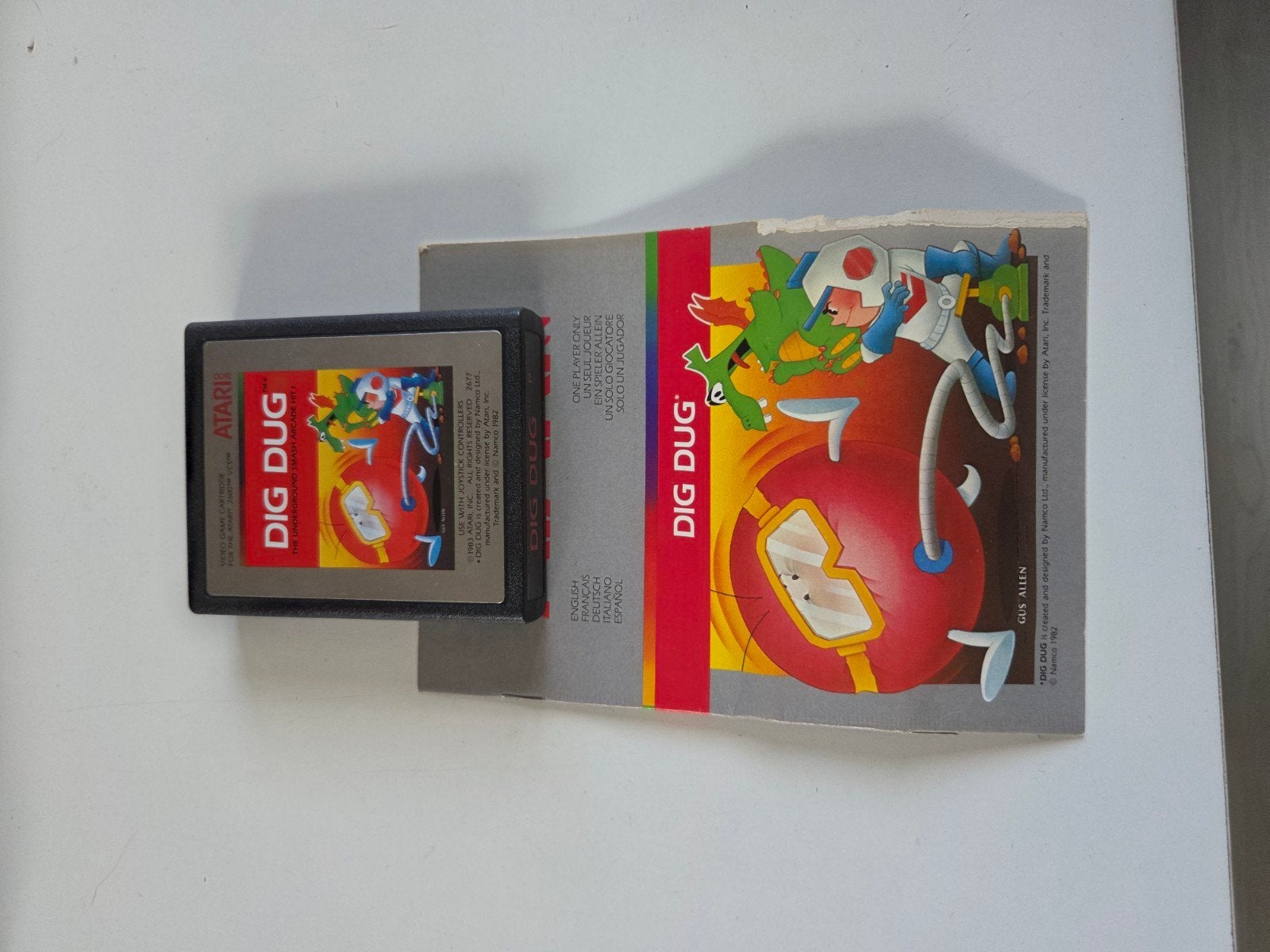 Atari dig dug game, 1 speler, Ophalen of Verzenden, Overige modellen, Vanaf 3 jaar