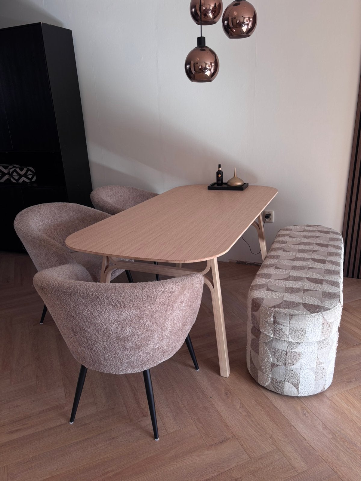 Complete eethoek, Ophalen, Nieuw, Japandi, Minder dan 4 stoelen