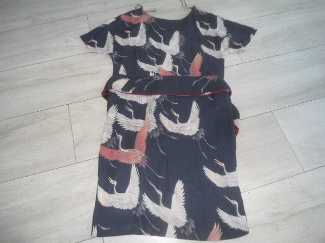 NIEUWSTAAT! Steps; Opvallend leuke jurk; maat 36, Blauw, Ophalen of Verzenden, Zo goed als nieuw, Steps
