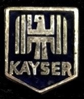 Kayser speld- blauw emaiile, Verzenden, Nieuw, Transport, Speldje of Pin
