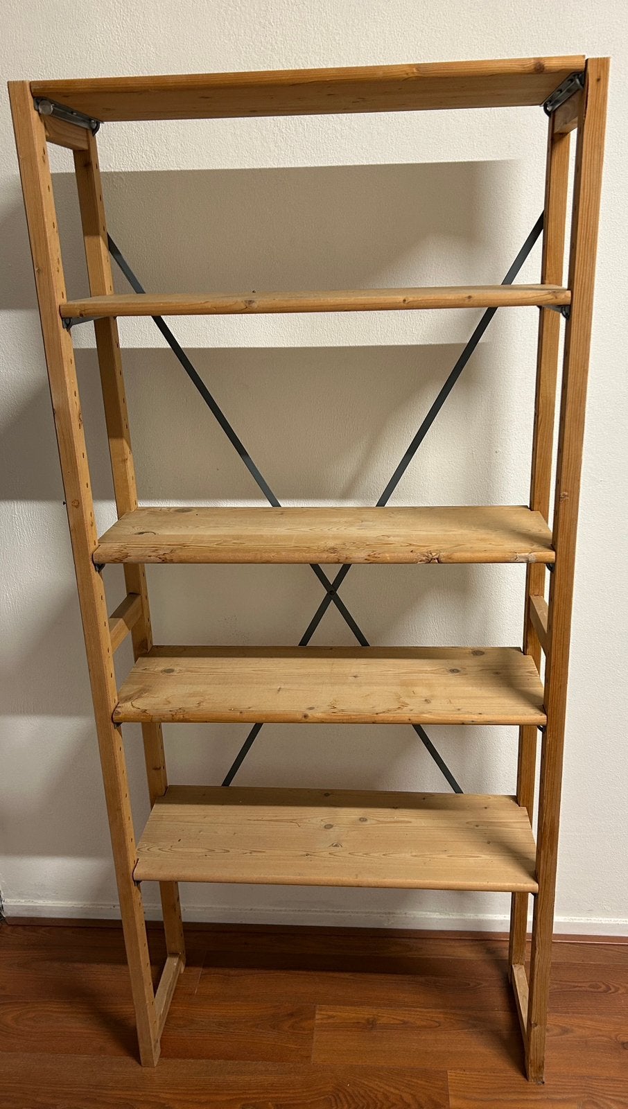 houten stellingkast, Ophalen, Gebruikt