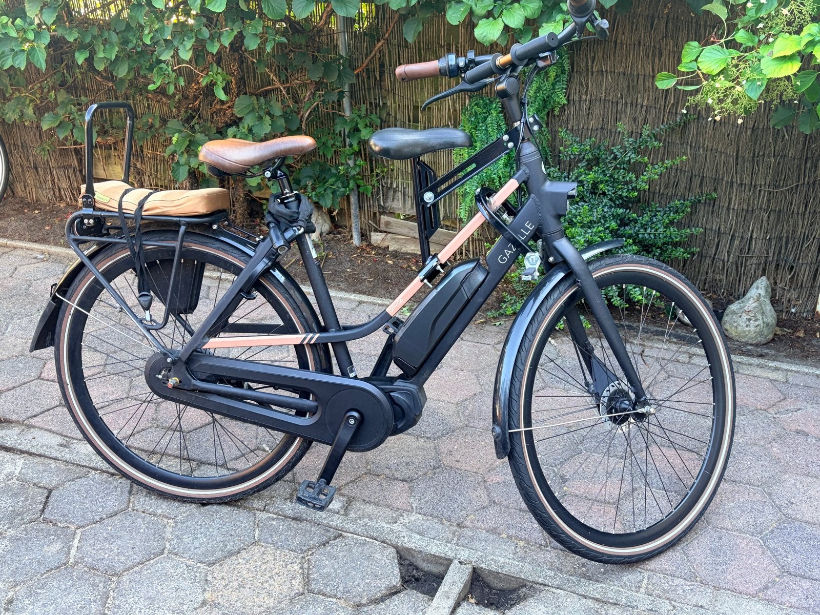Gazelle CityGo C7 HMB E-bike met kinderzitjes, Ophalen, Gebruikt, 51 tot 55 cm, Gazelle
