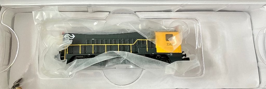 PIKO 40442 NS 4-assige diesel 2342 in geel/grijs dcc, Nieuw, NS, Gelijkstroom, Locomotief