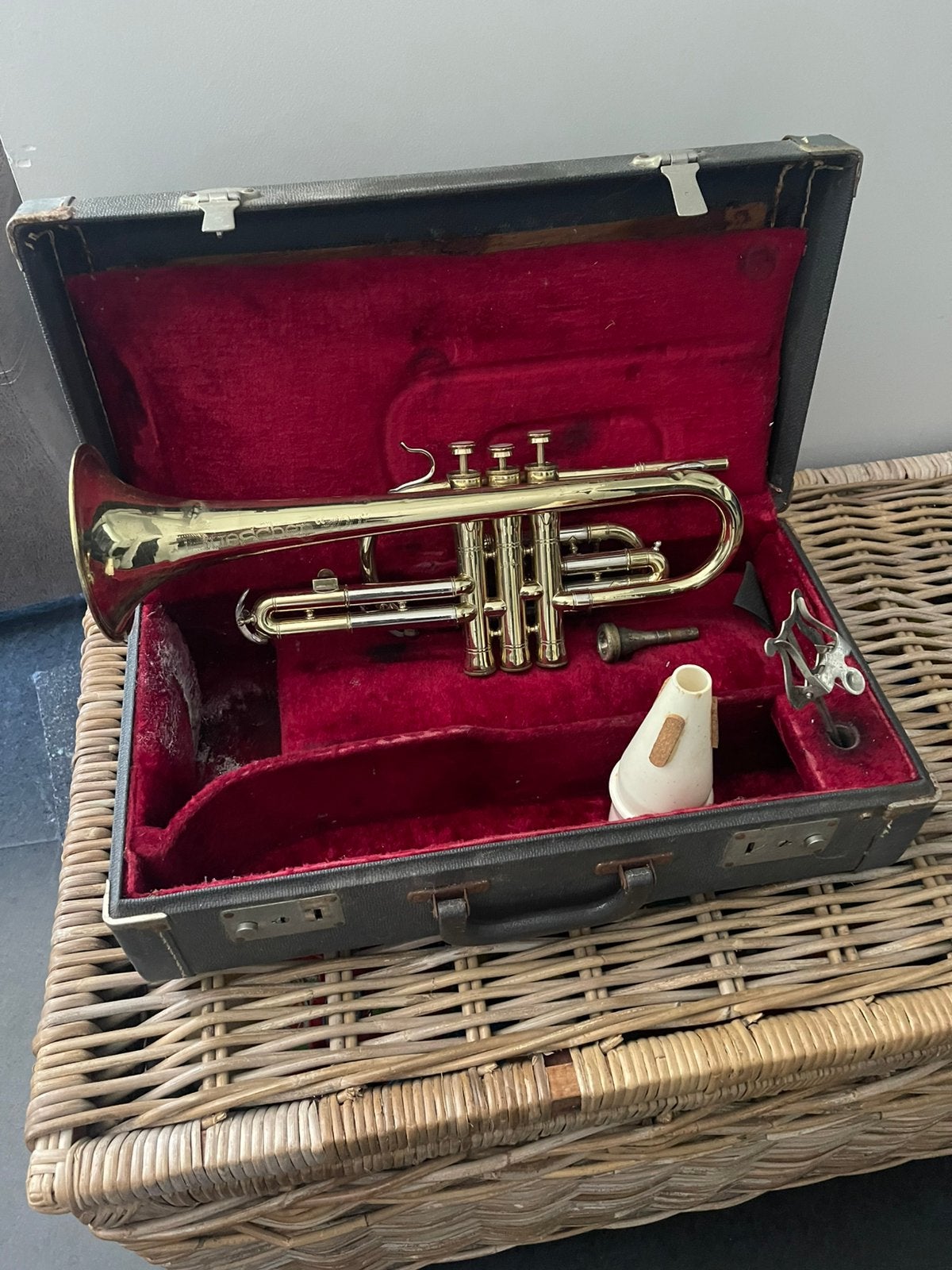 Trompet, Muziek en Instrumenten, Blaasinstrumenten | Trompetten, Ophalen, Gebruikt, Overige typen