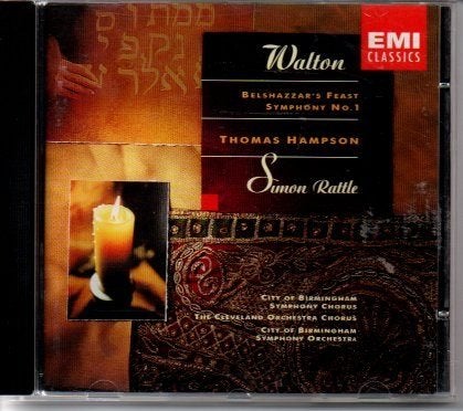 Walton: Belshazzar's Feast & Symphony No. 1 - Simon Rattle, Overige componisten, Modernisme tot heden, Ophalen of Verzenden, Zo goed als nieuw