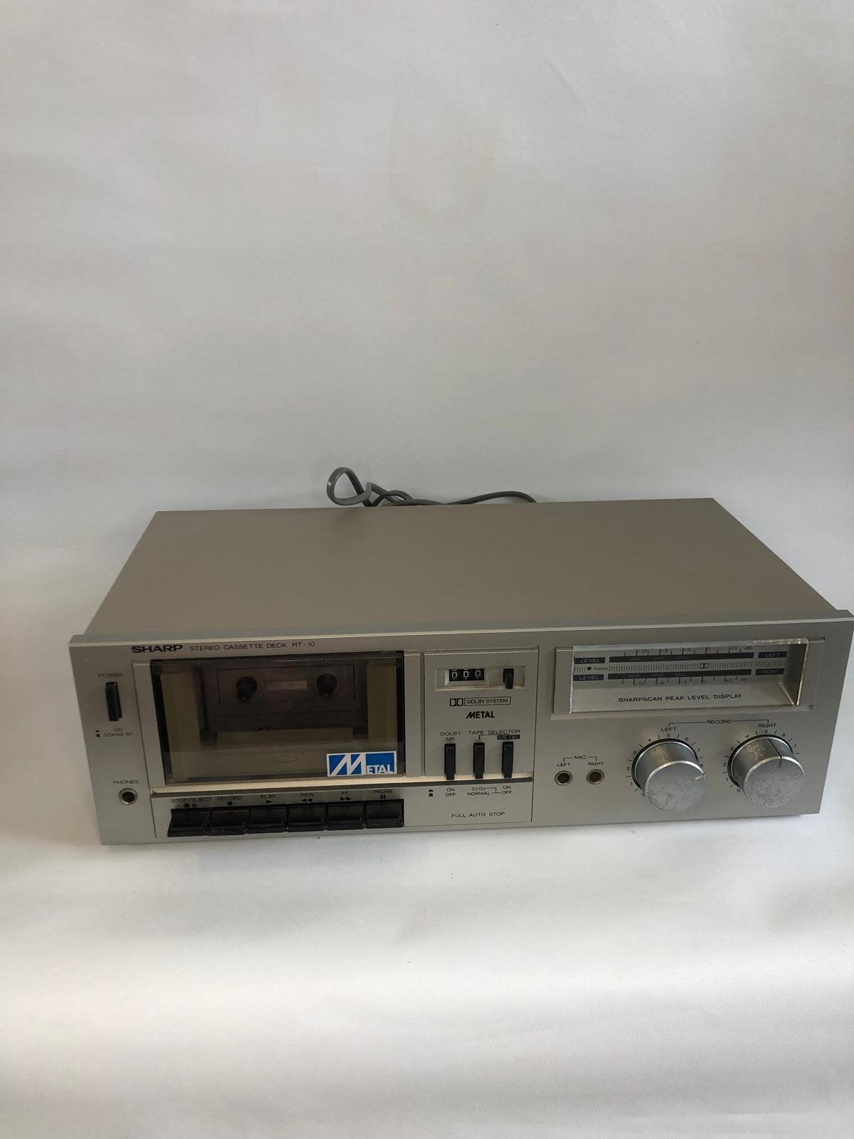 Sharp RT 10 cassette deck, Audio, Tv en Foto, Cassettedecks, Ophalen, Overige merken
